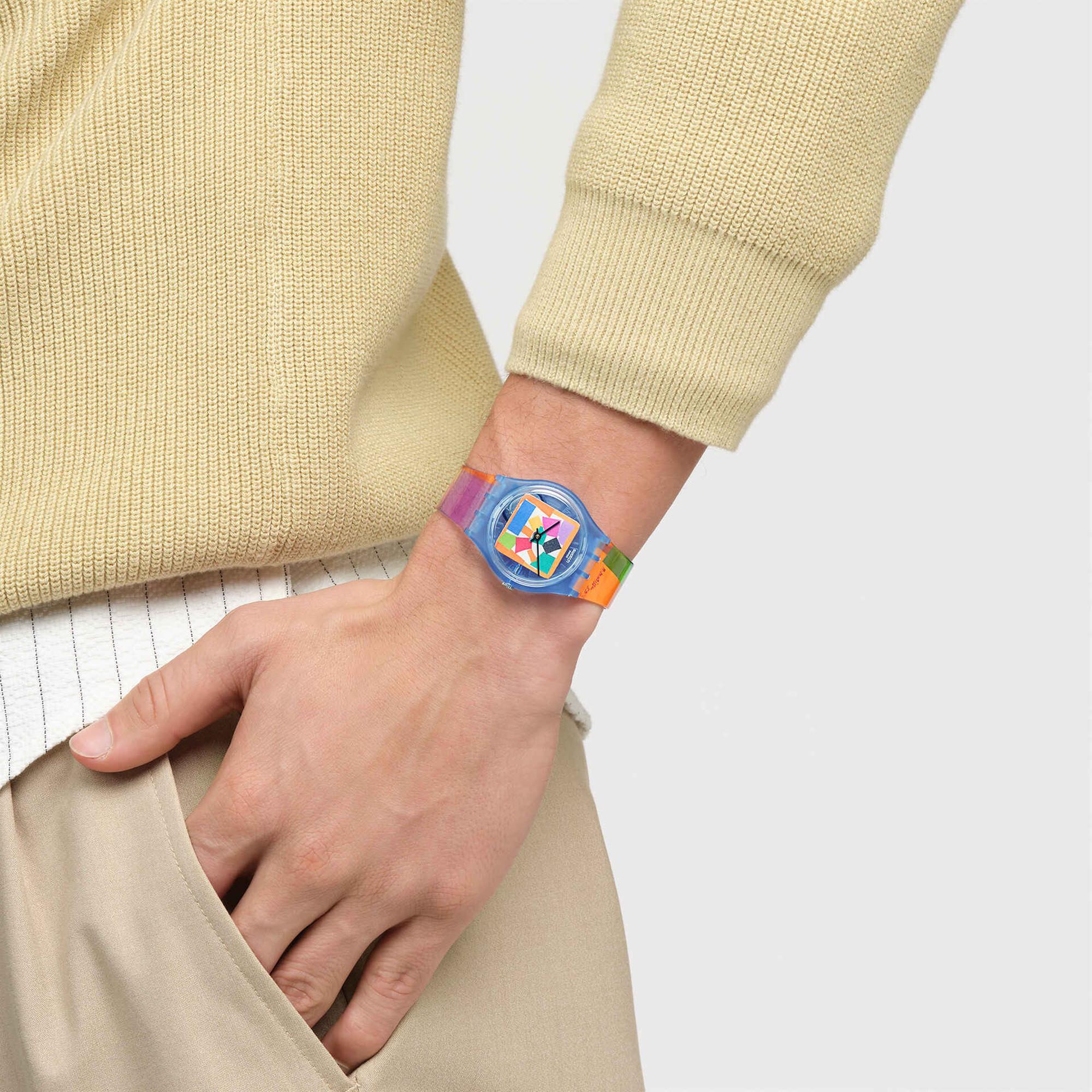 swatch SWATCH X TATE GALLERY MATISSE'S SNAIL Horloge analogique 