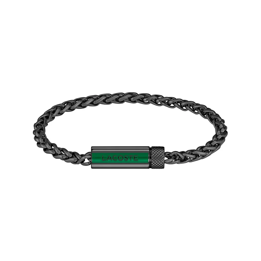 Lacoste - Armband, Spelt, 19cm, Black