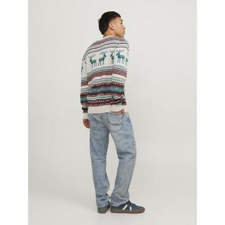 JACK & JONES JJXMAS SNOWBALL KNIT CREW NECK Maglione 