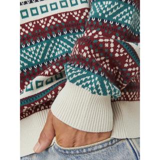 JACK & JONES JJXMAS SNOWBALL KNIT CREW NECK Maglione 