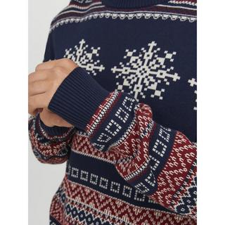 JACK & JONES JJXMAS SNOWBALL KNIT CREW NECK Pull 