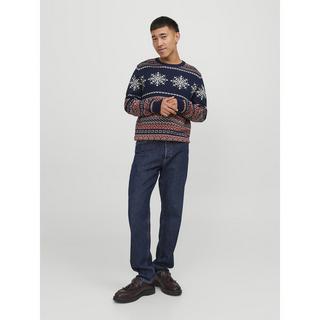 JACK & JONES JJXMAS SNOWBALL KNIT CREW NECK Maglione 