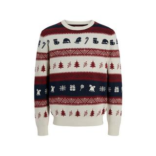 JACK & JONES JJXMAS SNOWBALL KNIT CREW NECK Pullover 