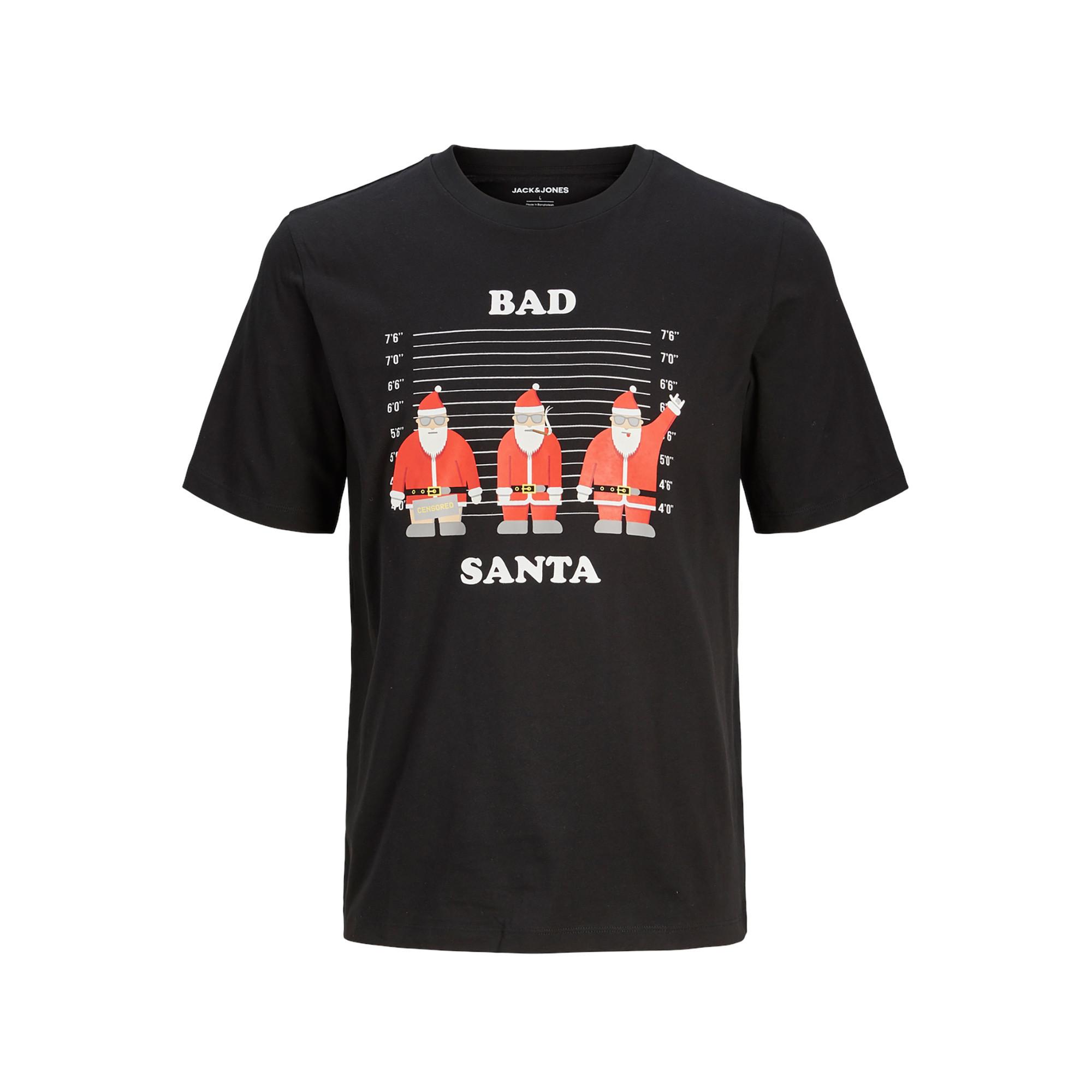 Jack & Jones XMAS Funny Christmas Quacker T-Shirt Navy