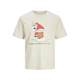 JACK & JONES JJXMAS FUNNY TEE SS CREW NECK T-Shirt 