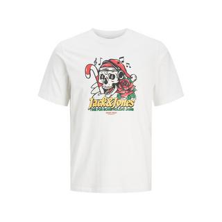 JACK & JONES JJXMAS CHRISTMAS SKULL TEE SS CREW NECK T-shirt 