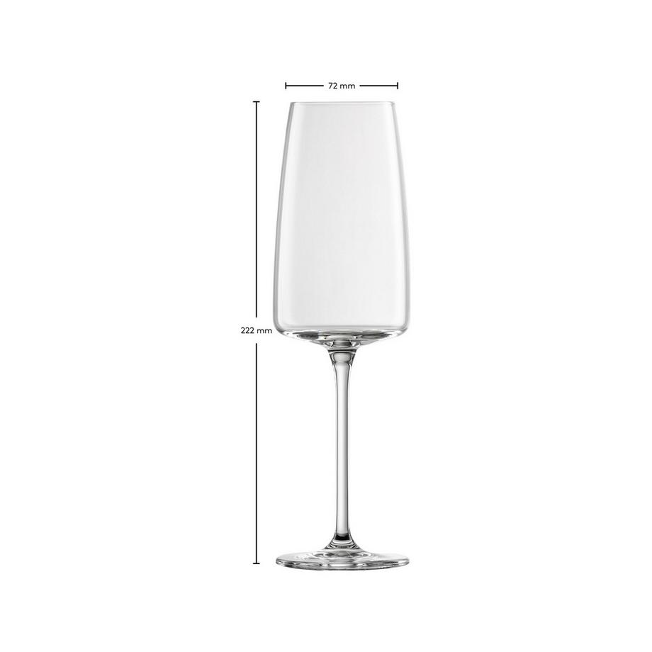 Zwiesel Glas Bicchiere da spumante Vivid Senses 