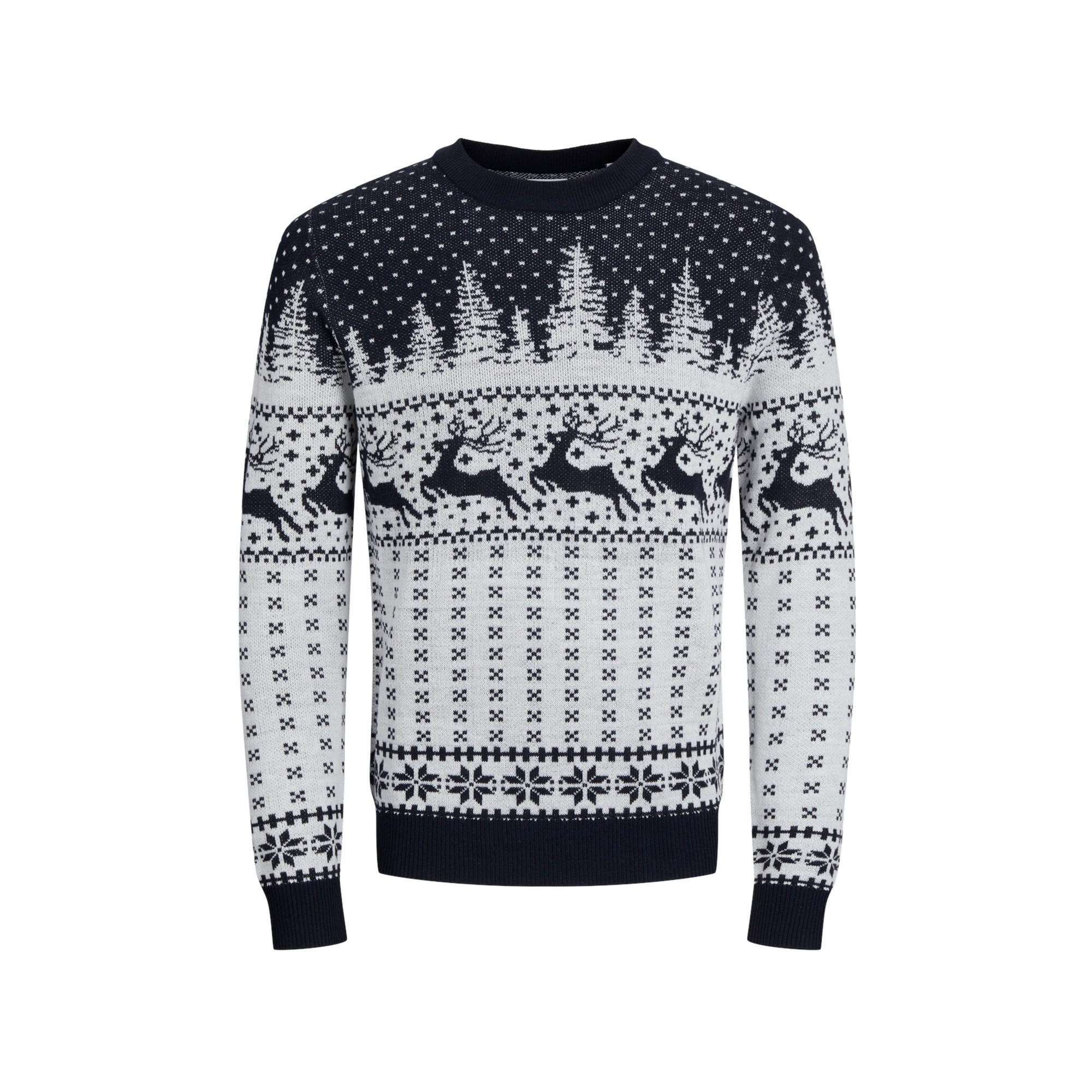 JACK & JONES JJXMAS GABRIEL KNIT CREW NECK Pull 