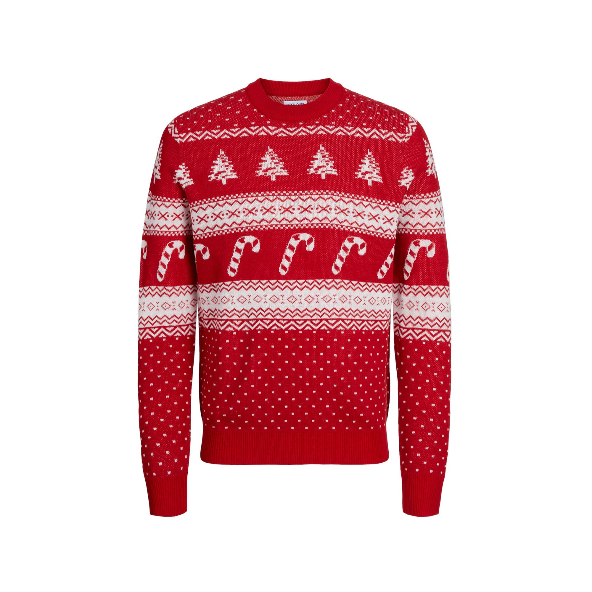 JACK & JONES JJXMAS GABRIEL KNIT CREW NECK Maglione 