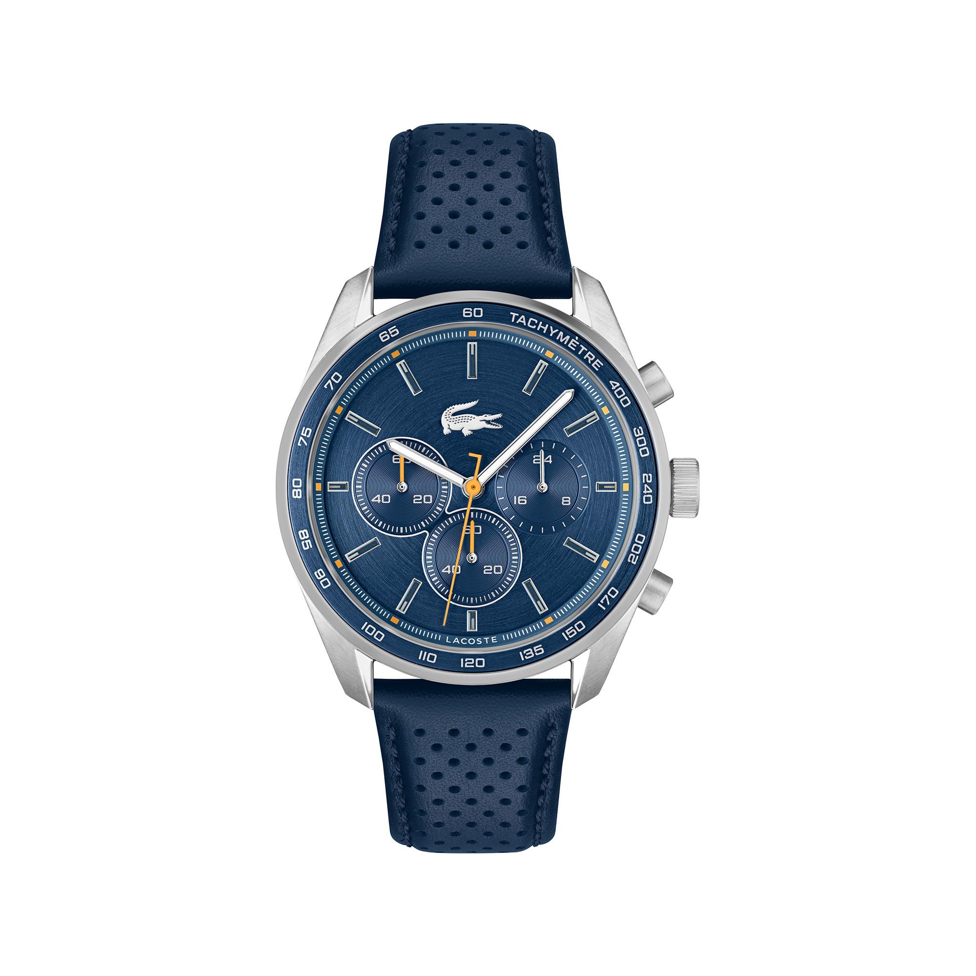 Image of Chronograph Uhr Herren Blau 42mm
