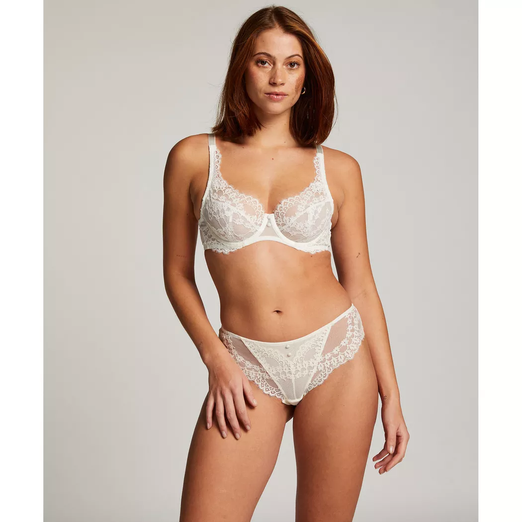 Hunkemöller - Brazilian, für Damen, Weiss Größe XS 2