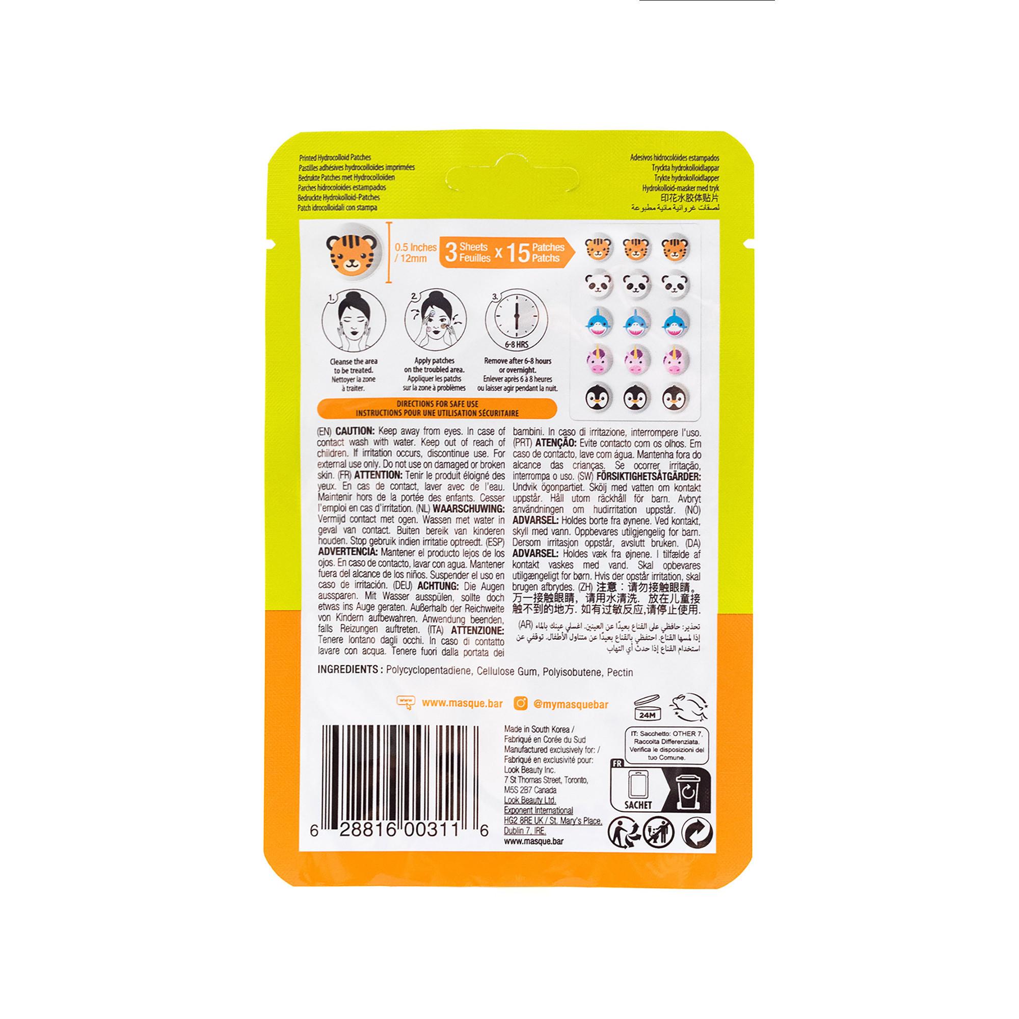masquebar  Bedruckte Hydrokolloid-Patches 