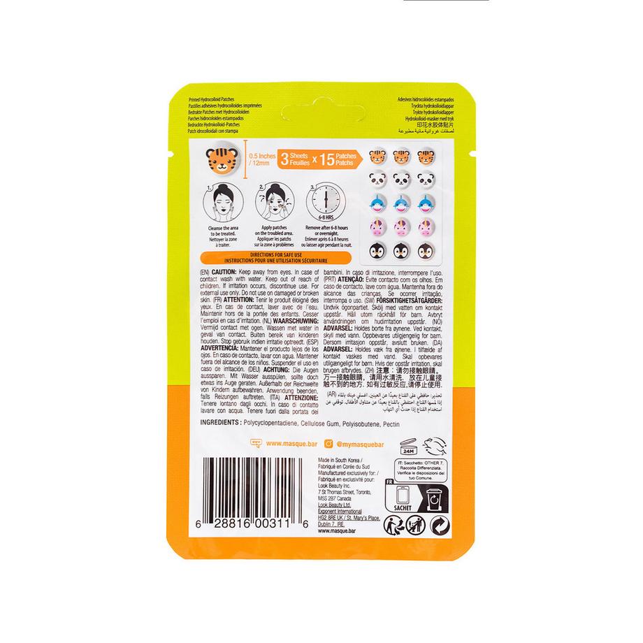 masquebar  Bedruckte Hydrokolloid-Patches 