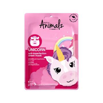 Licorne masque en feuille anti-imperfections 