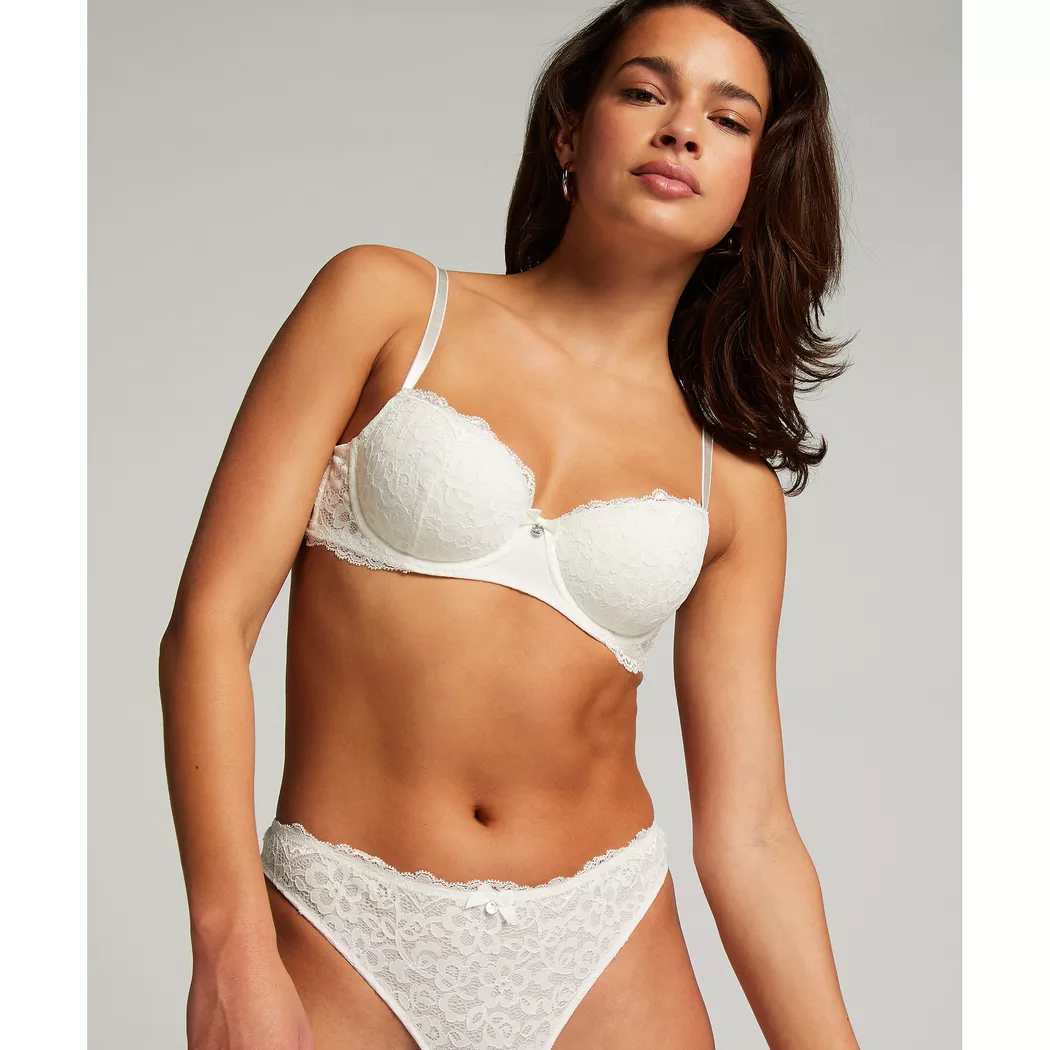 Hunkemöller - Bh, für Damen, Weiss Größe 80E 2