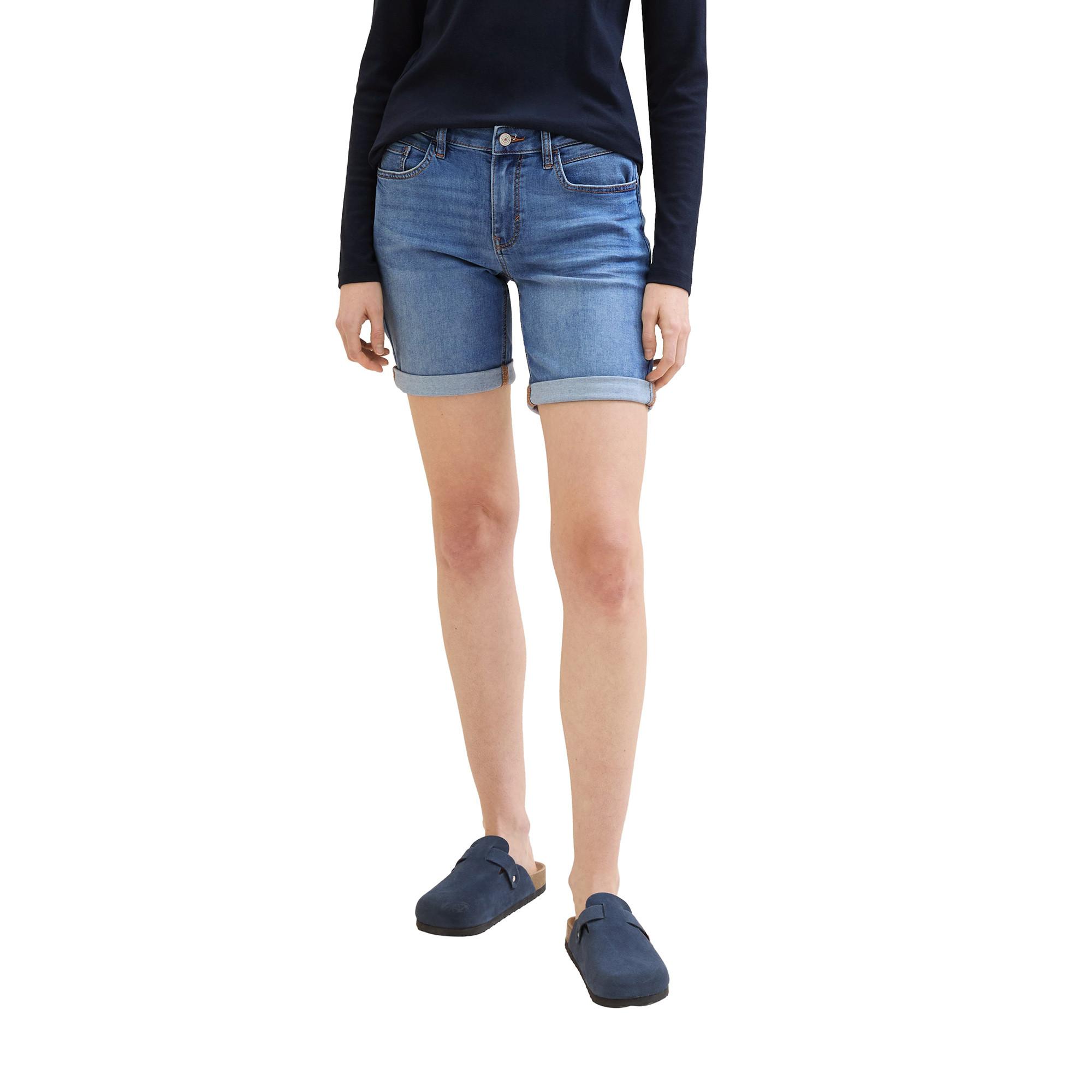 Image of Bermuda Shorts Damen Bleached Blau 27