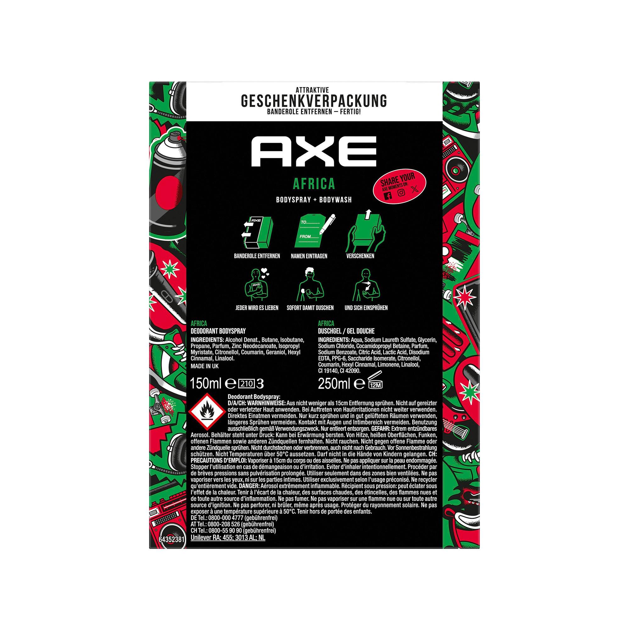 AXE  Coffret cadeau Africa 