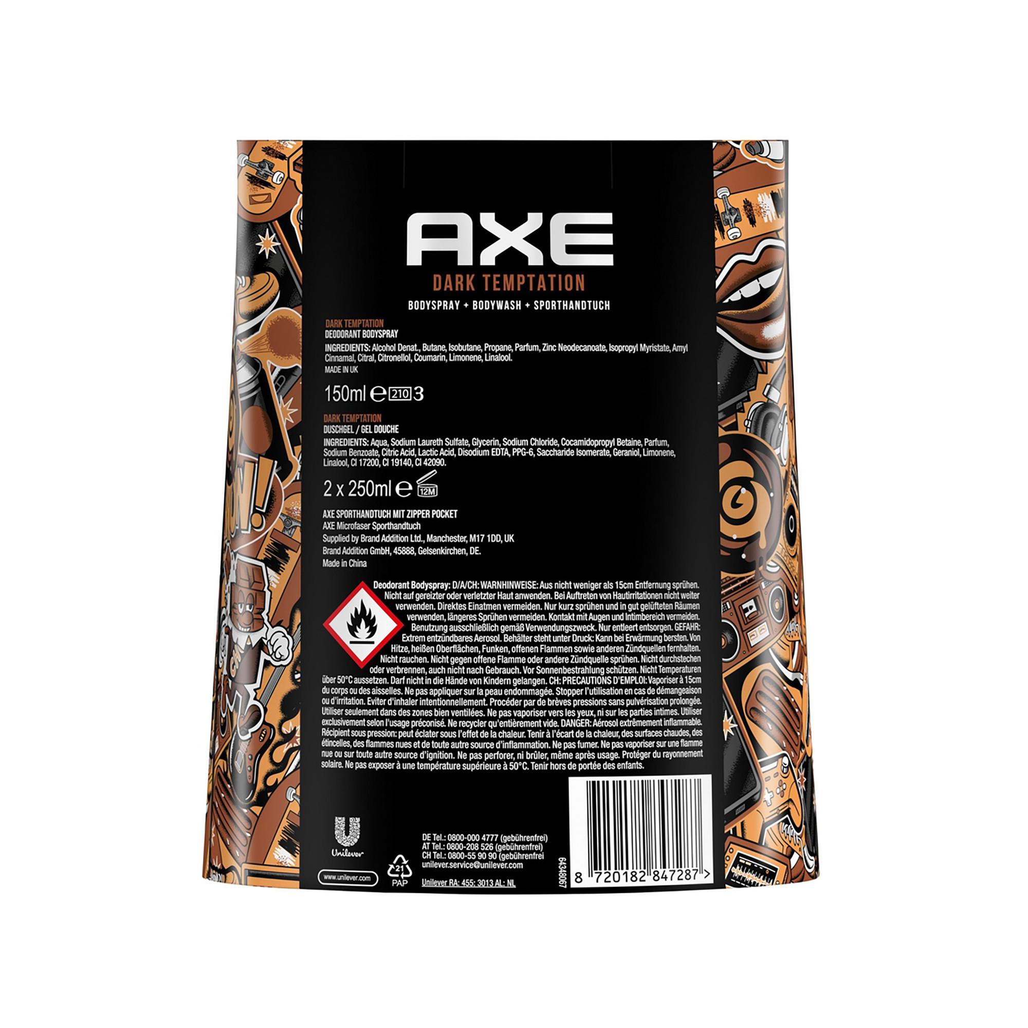 AXE  Coffret cadeau Dark Temptation 