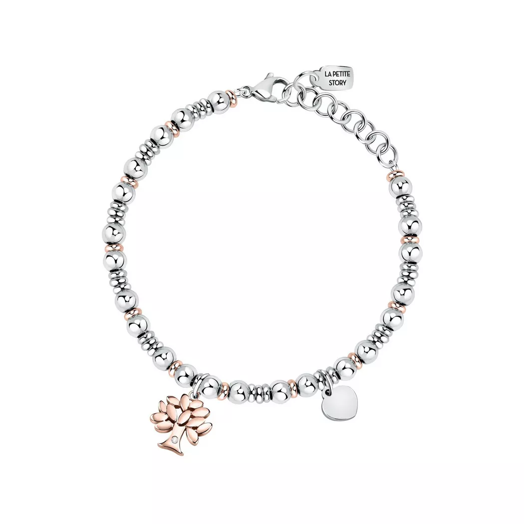 La Petite Story - Armband, Family, 17+3CM, Silber