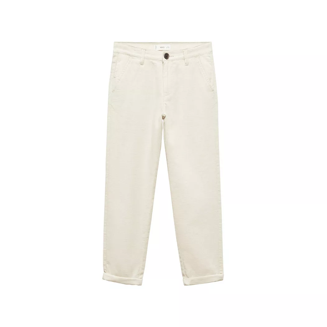 MANGO Kids - Hose, 9 Jahre, Beige