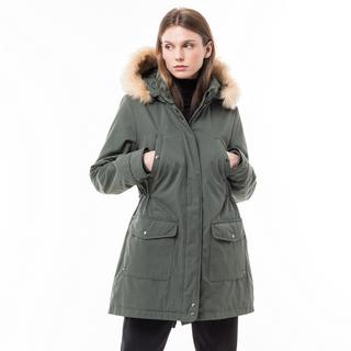 Manor Woman Parka con Cappuccio  