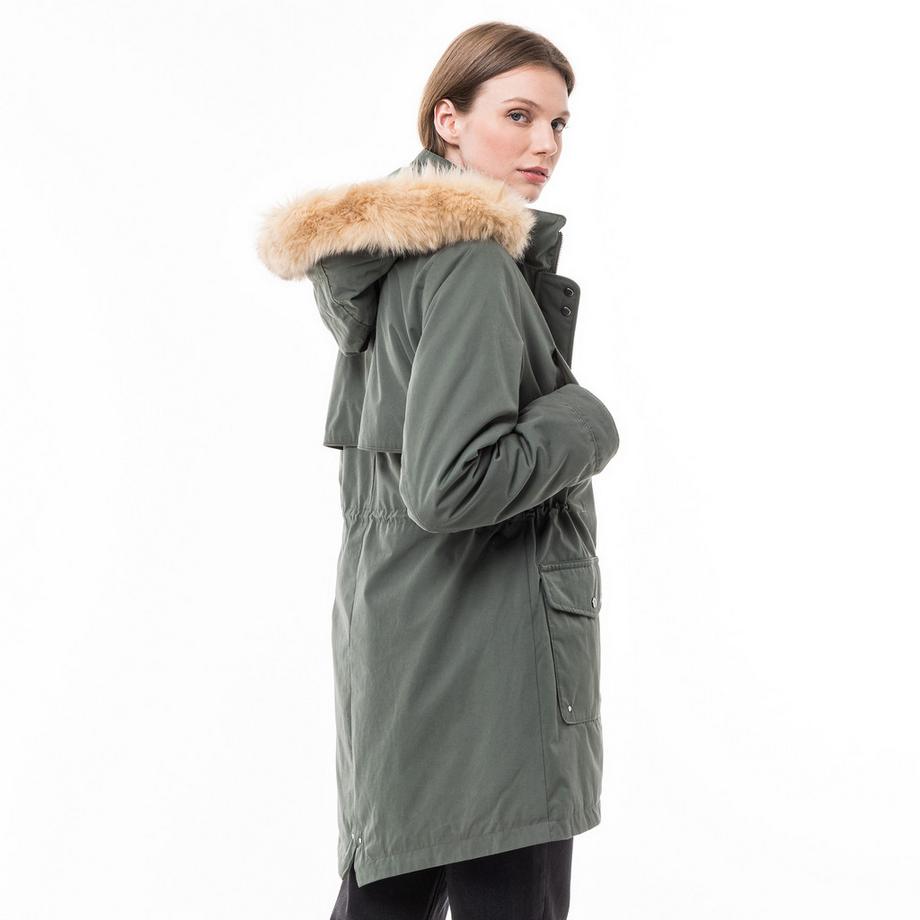 Manor Woman Parka con Cappuccio  