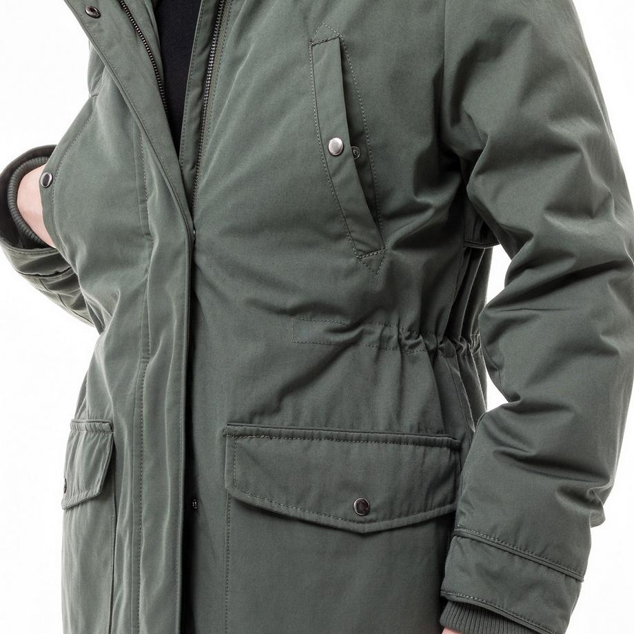 Manor Woman Parka con Cappuccio  