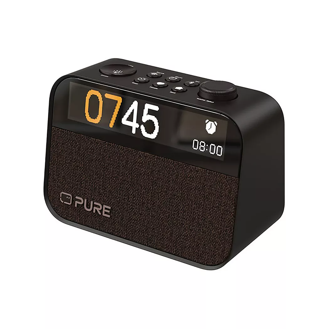 Pure Moment Radio Alarm Clock Black