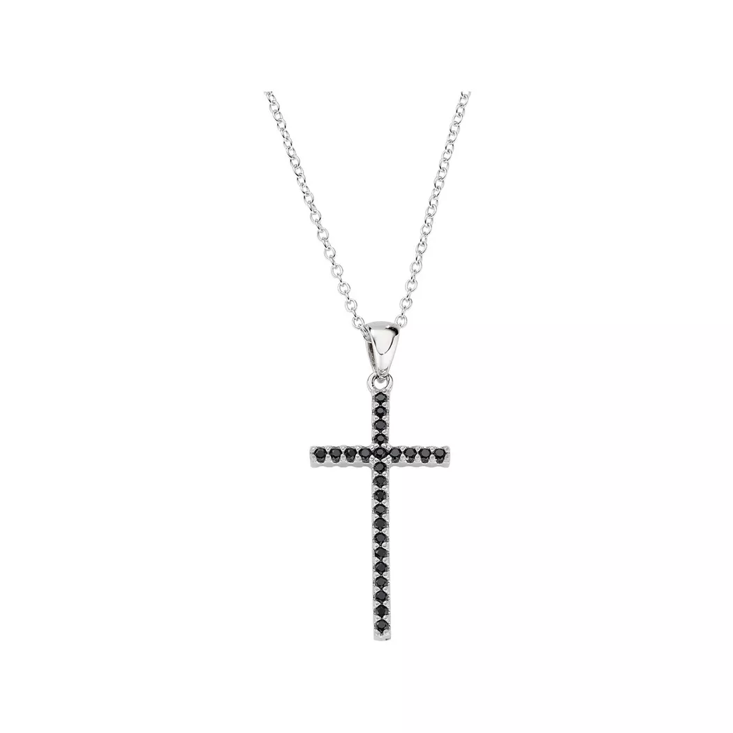 Amen - Halskette, Cross, 40.5CM, Silber
