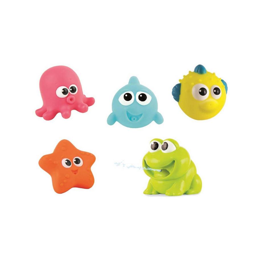 Petits amis pour gicler et éclabousser pendant le bain, 5 pièces