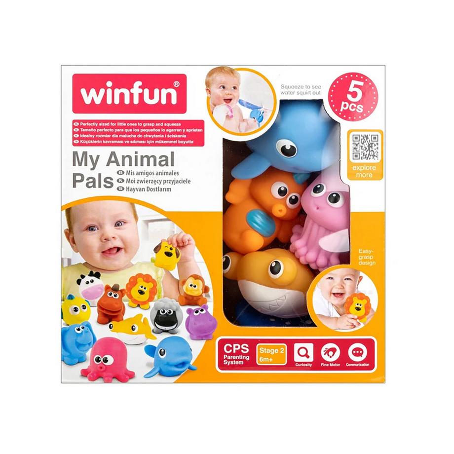 Win Fun  Amis de l'Océan Splash 'N Squirt – 5 pièces, assortiment aléatoire 