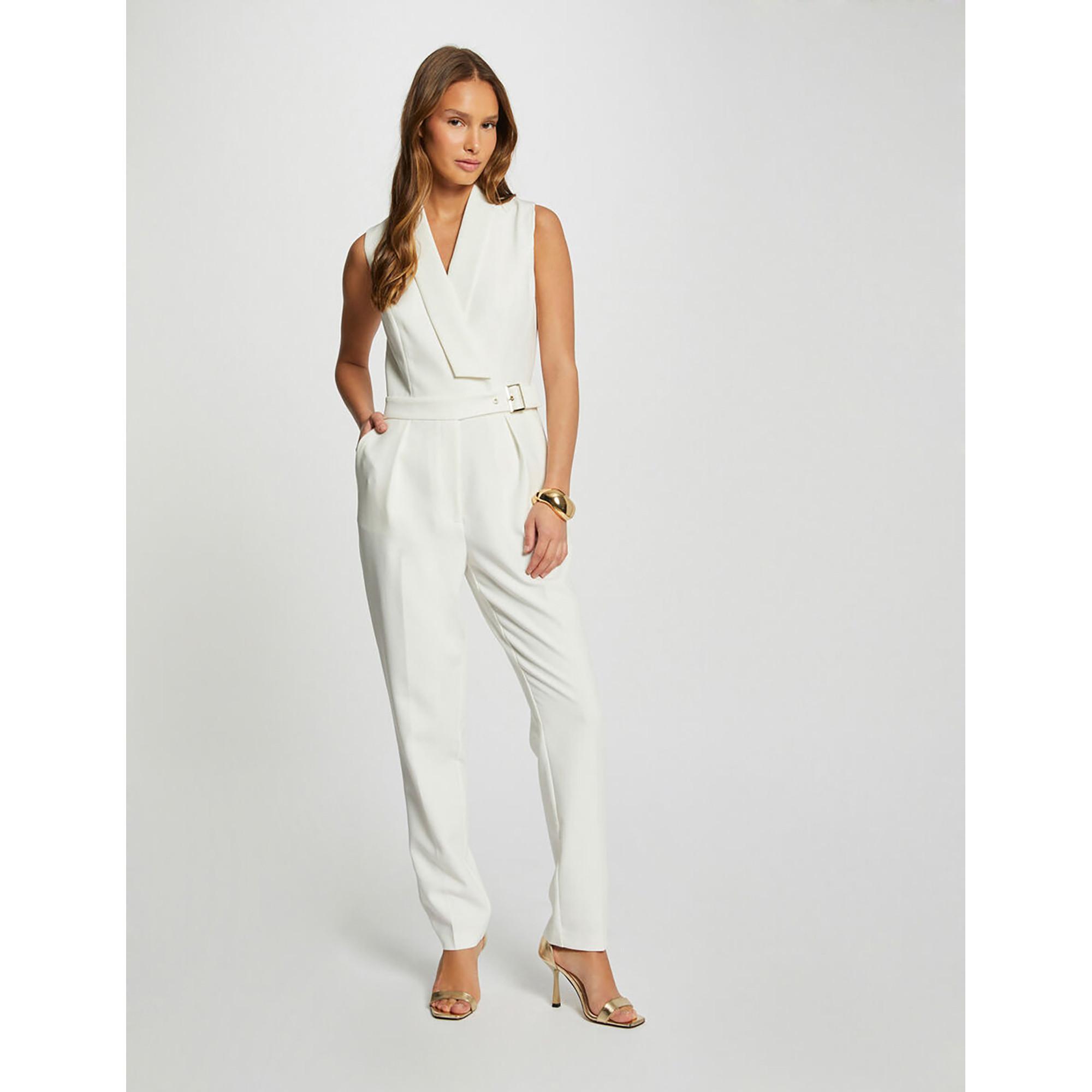 Image of Jumpsuit Damen Ecru 36