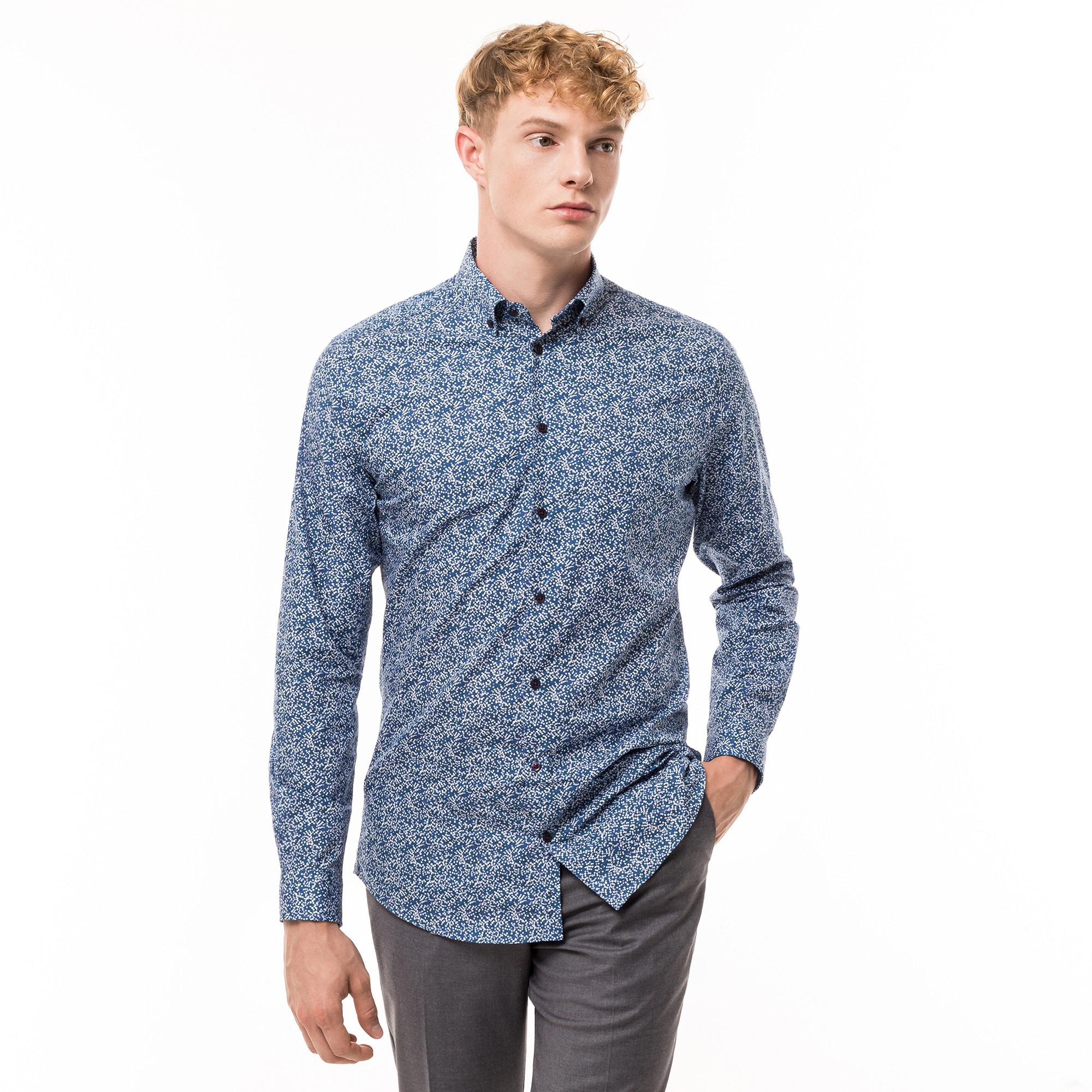 Manor Man  Camicia, modern fit, maniche lunghe 