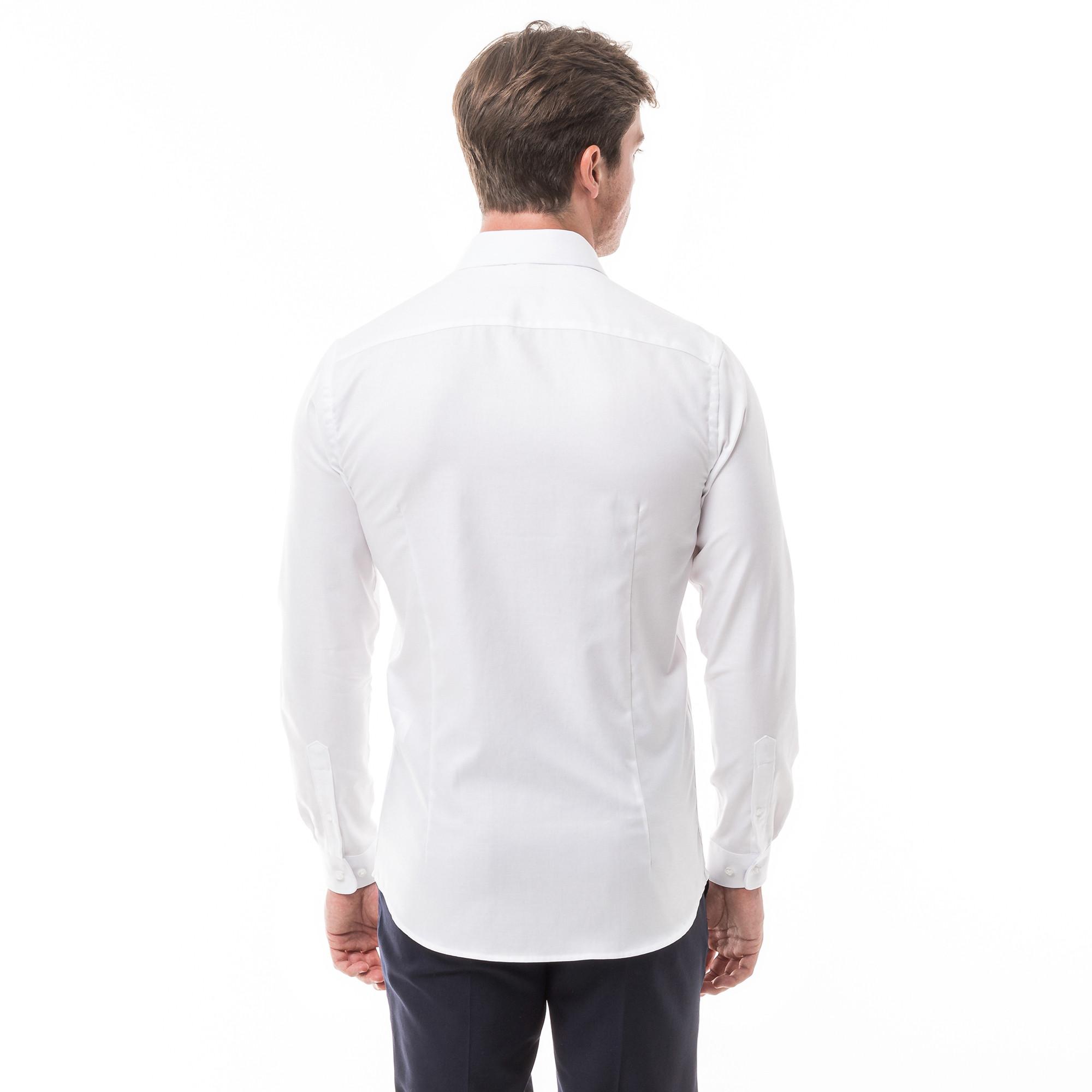 Manor Man  Camicia, body fit, maniche lunghe 