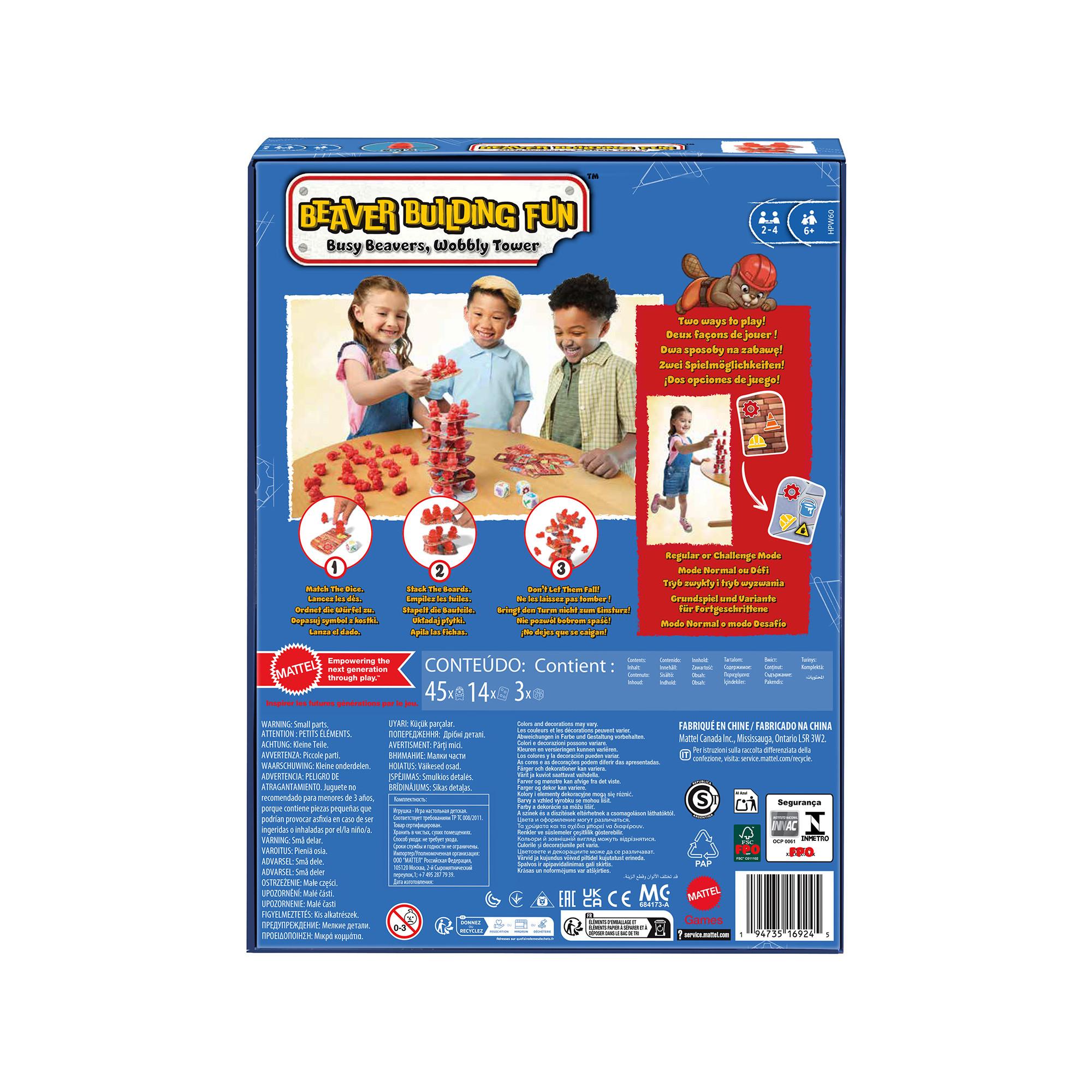 Mattel Games  Castori costruttorri 