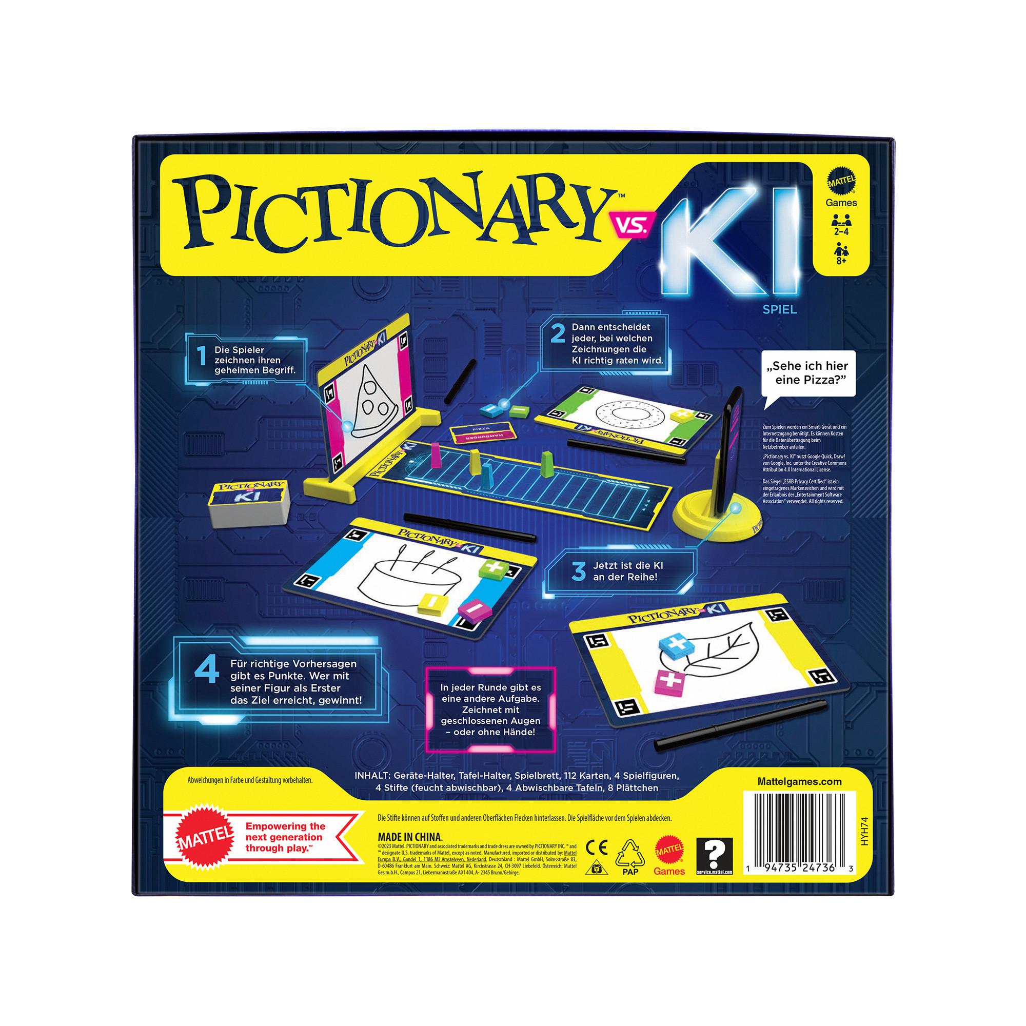 Mattel Games  Pictionary vs KI, Deutsch 