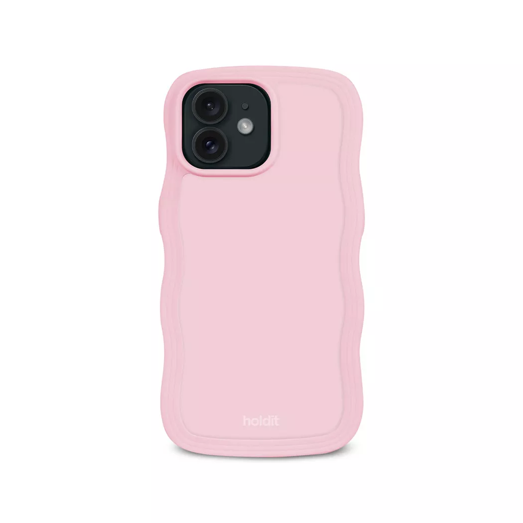 Holdit iPhone 15 Pro Wavy Deksel - Pink 3