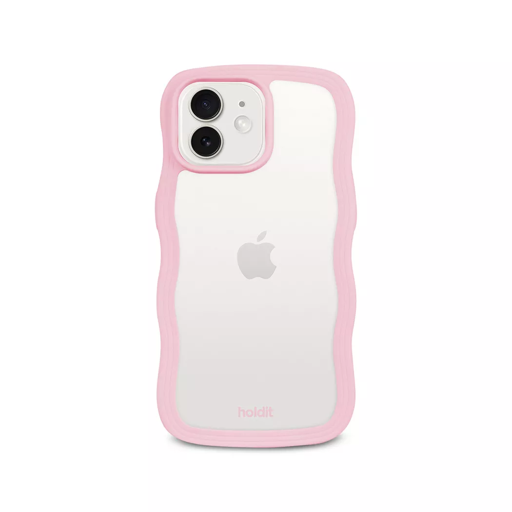 Holdit iPhone 15 Pro Wavy Deksel - Pink 5