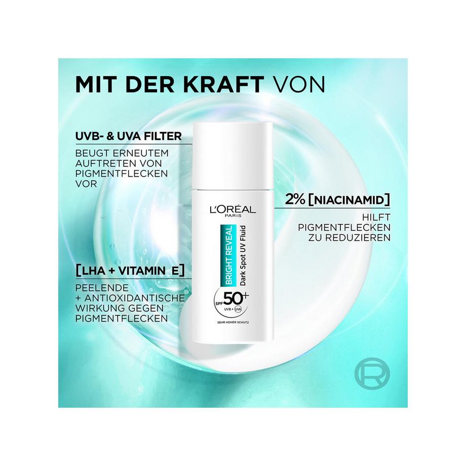 L'Oréal Paris Bright Reveal Dark Spot  UV Fluid LSF 50 