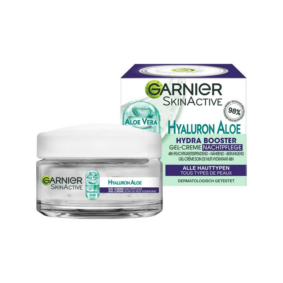 GARNIER Hyaluron Aloe Hydra Booster  Gel-Creme Nachtpflege 