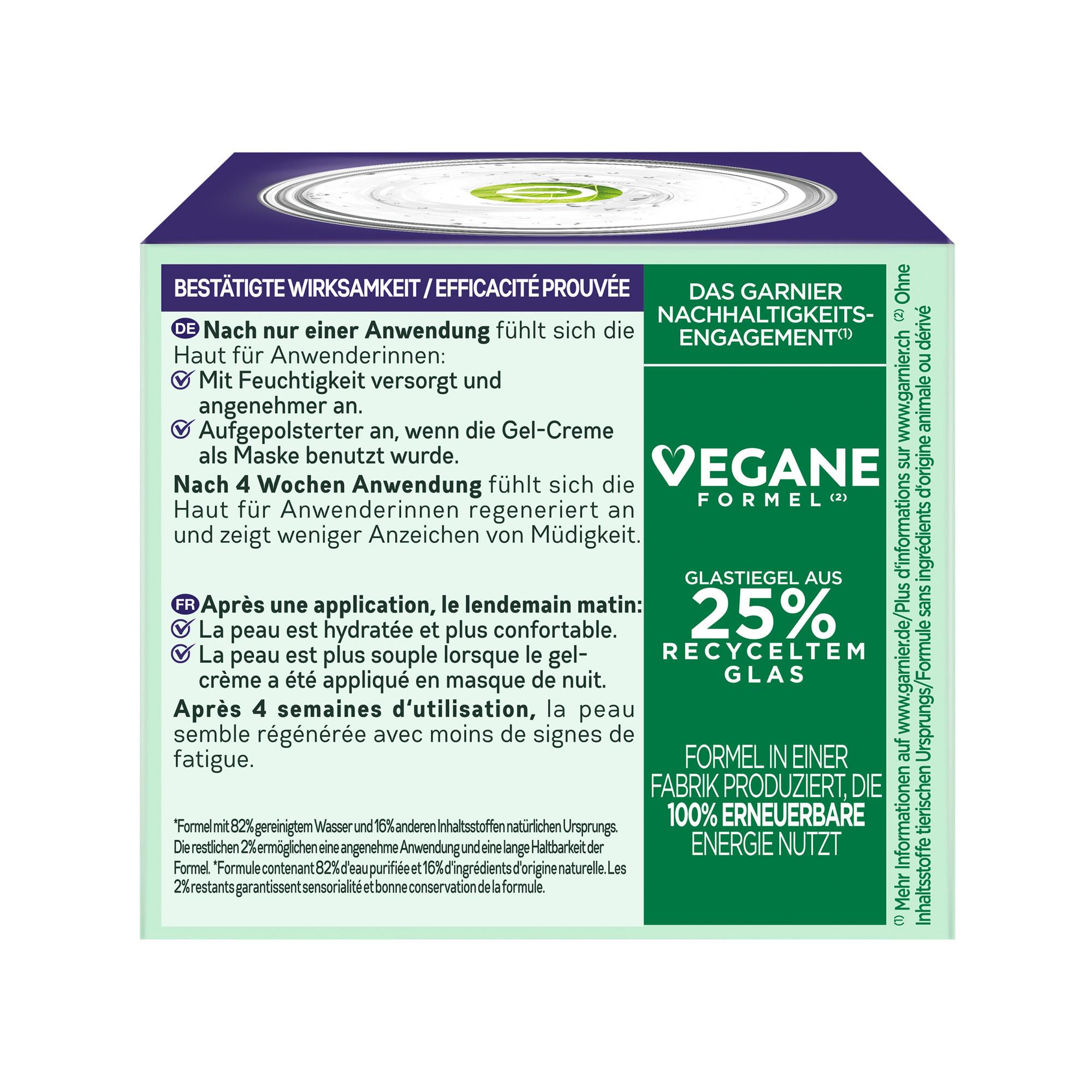 GARNIER Hyaluron Aloe Hydra Booster  Gel-Crème Soin de Nuit 