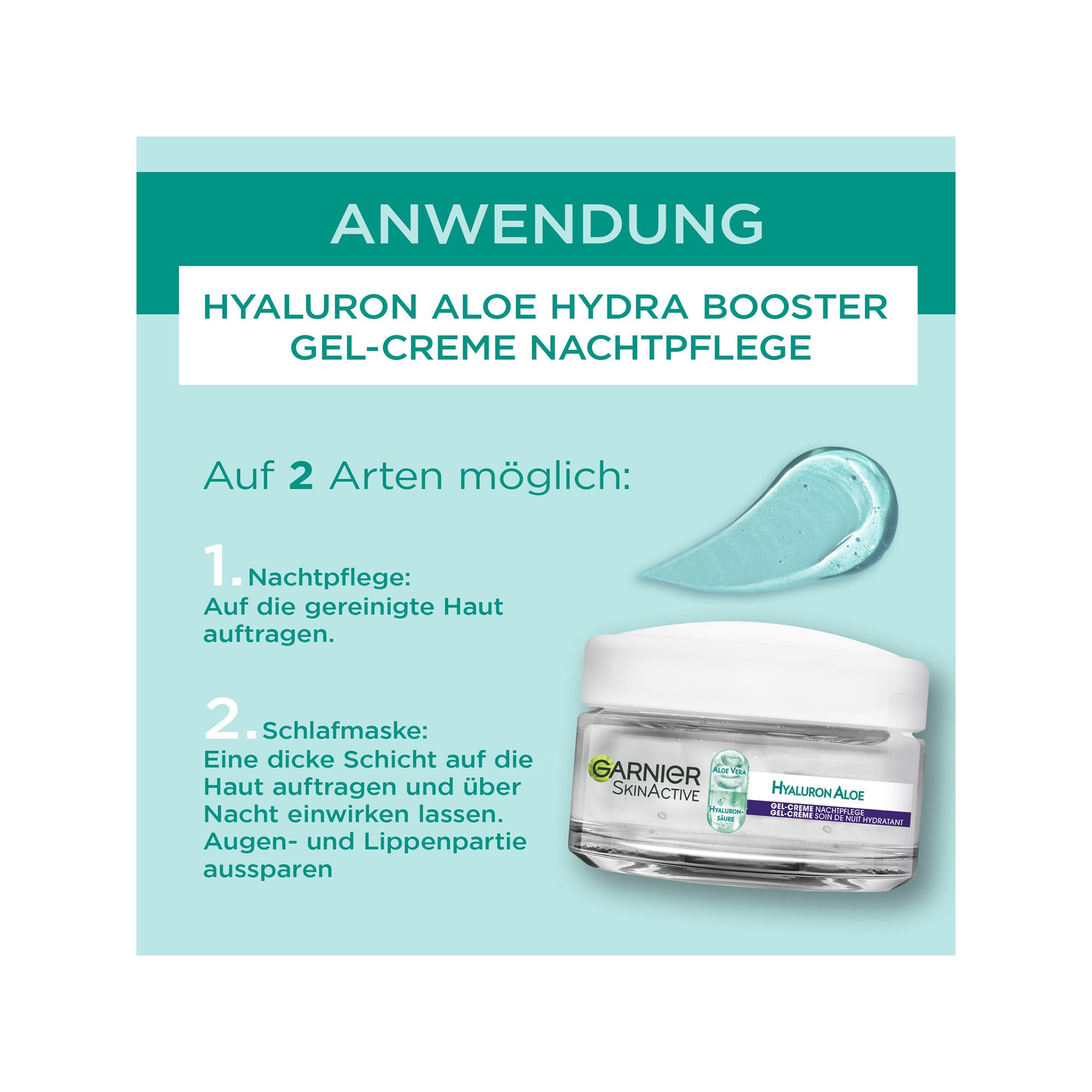 GARNIER Hyaluron Aloe Hydra Booster  Crema gel per la notte 