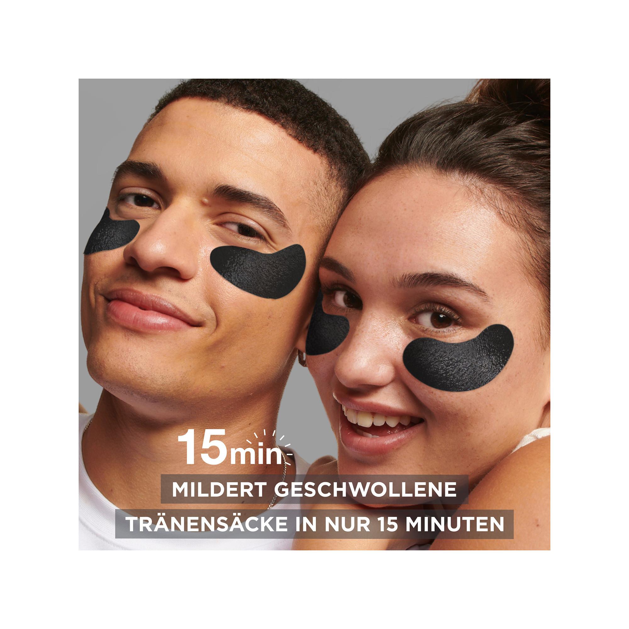 GARNIER SkinActive Koffein  Aufpolsternde Augen-Tuchmaske 