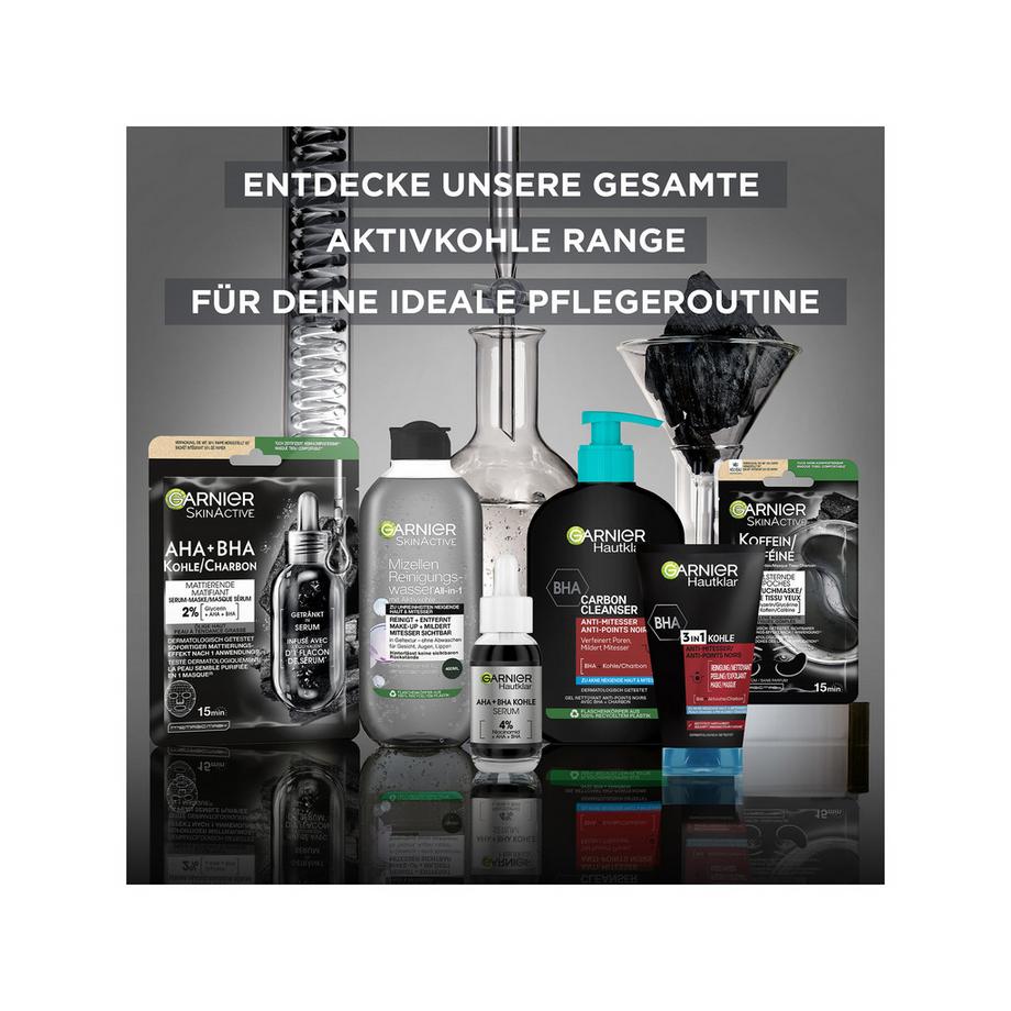 GARNIER SkinActive Koffein  Aufpolsternde Augen-Tuchmaske 