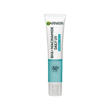 GARNIER BHA + Niacinamid Daily-UV Fluido anti-impurità Invisibile + Opaco SPF 50+ 