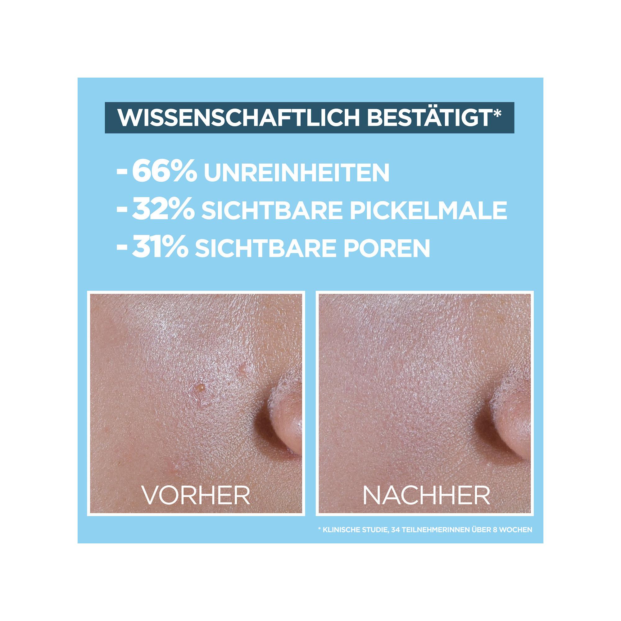 GARNIER BHA + Niacinamid Daily-UV Anti-Unreinheiten Fluid Invisible + Matt LSF 50+ 