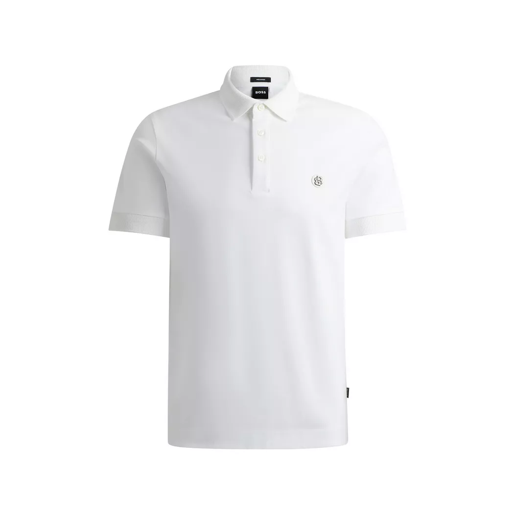 Boss Polo à Manches Courtes C-parris White L Homme 2