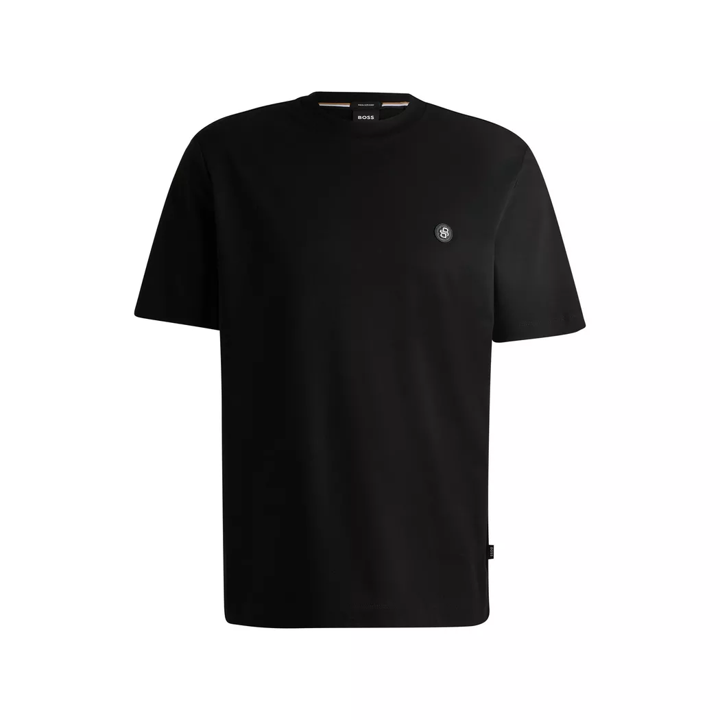 Boss T-shirt à Manches Courtes Thompson 10241525 Black XL Homme