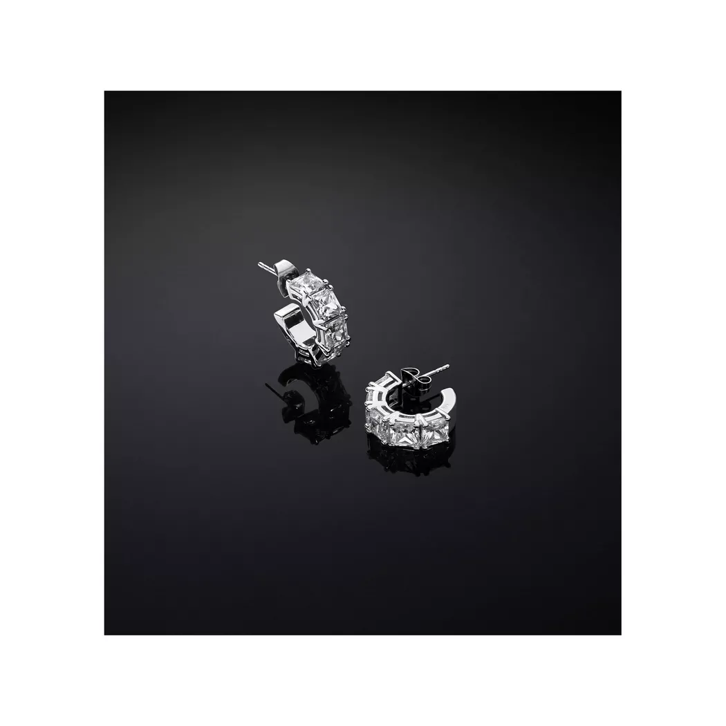Chiara Ferragni - Creolen, Classic, 16mm, Silber