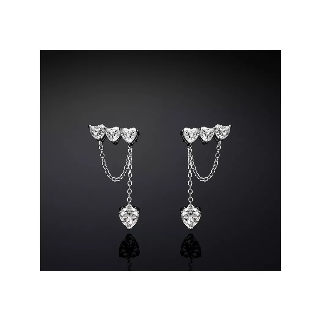 Chiara Ferragni - Ohrhänger, Silver, One Size, Silber